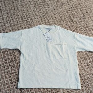 Zara Off-White Knit Top